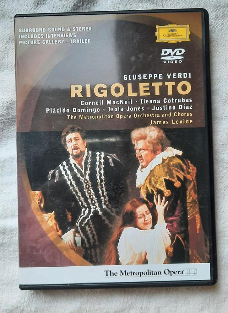 DVD Rigoletto - Giuseppe Verdi (Nieuwstaat), Cd's en Dvd's, Dvd's | Muziek en Concerten, Zo goed als nieuw, Muziek en Concerten