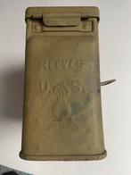 Reeves munitieblik WW2, Verzamelen, Militaria | Tweede Wereldoorlog, Ophalen of Verzenden, Amerika
