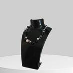 Dames ketting, Sieraden, Tassen en Uiterlijk, Kettingen, Overige materialen, Verstelbaar, Zwart, Nieuw