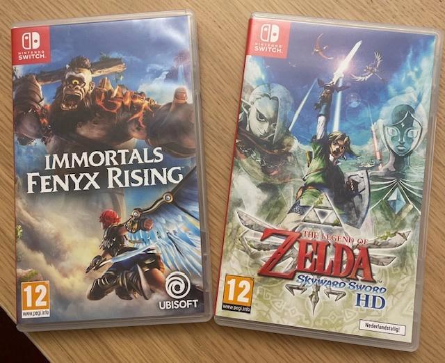 Feesttip: Nintendo Switch Zelda en Immortals Fenyx Rising, Spelcomputers en Games, Games | Nintendo Switch, Zo goed als nieuw