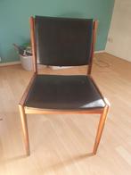 Prachtige Deense vintage stoel, Zo goed als nieuw, Zwart, Ophalen