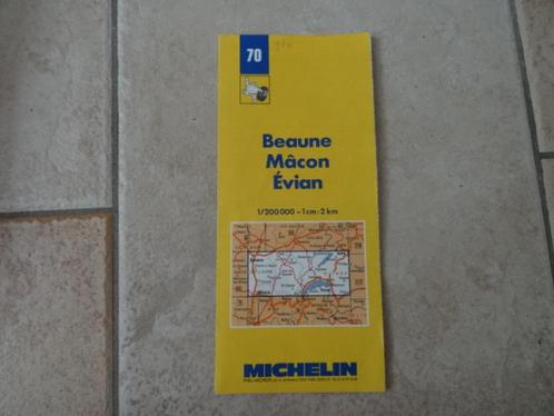 Michelin wegenkaart 70 Beaune, Macon, Evian, Boeken, Atlassen en Landkaarten, Gelezen, Landkaart, Frankrijk, Ophalen of Verzenden