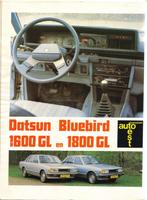 Autokampioen dubbeltest Datsun Bluebird 1600 GL en 1800 GL, Gelezen, Overige merken, Verzenden