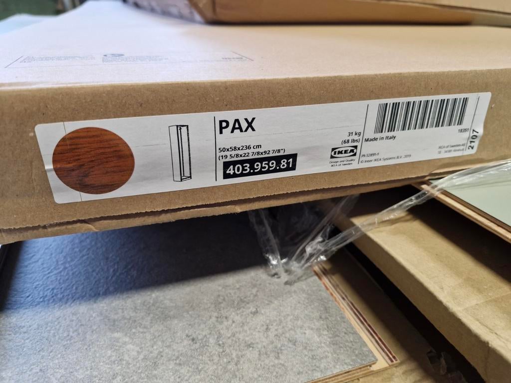 Ikea pax kast 50 x 58 x 236 cm, Ophalen of Verzenden, Nieuw, Zonnebank enkelzijdig, Minder dan 10 lampen