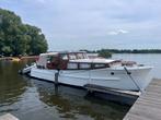 Bakdekker 9,5 meter cabrio 175 -220 doorvaar hoogte, Watersport en Boten, Gebruikt, Staal, Diesel, Ophalen of Verzenden