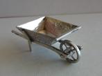 Miniatuur zilver Ej62 kruiwagen zilveren miniaturen, Verzenden, Zilver