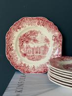 J&G Meakin Penshurst Place set van 8 dessert borden, Antiek en Kunst, Antiek | Servies los, Ophalen of Verzenden