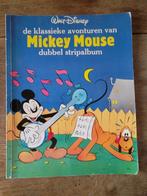 Disney Mickey Mouse dubbel stripalbum De klassieke avonturen, Verzamelen, Disney, Ophalen of Verzenden, Mickey Mouse, Gebruikt