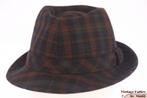 Vintage Vissershoed Angelo Litrico grijs bordeaux blauw 57, Kleding | Heren, Hoeden en Petten, Hoed, Angelo Litrico for CandA