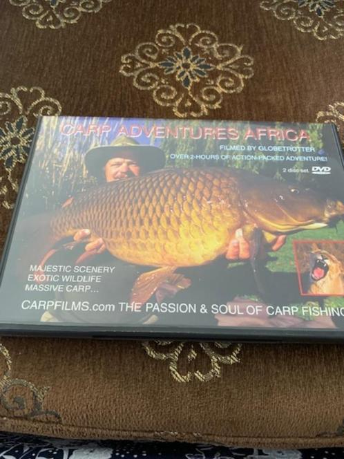 Carp Adventures Africa (2 dvd's), Watersport en Boten, Hengelsport | Karpervissen, Zo goed als nieuw, Overige typen, Ophalen of Verzenden
