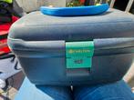 Carlton Beautucase met slot, Sieraden, Tassen en Uiterlijk, Beautycases, Ophalen, Gebruikt, Blauw, Met slot