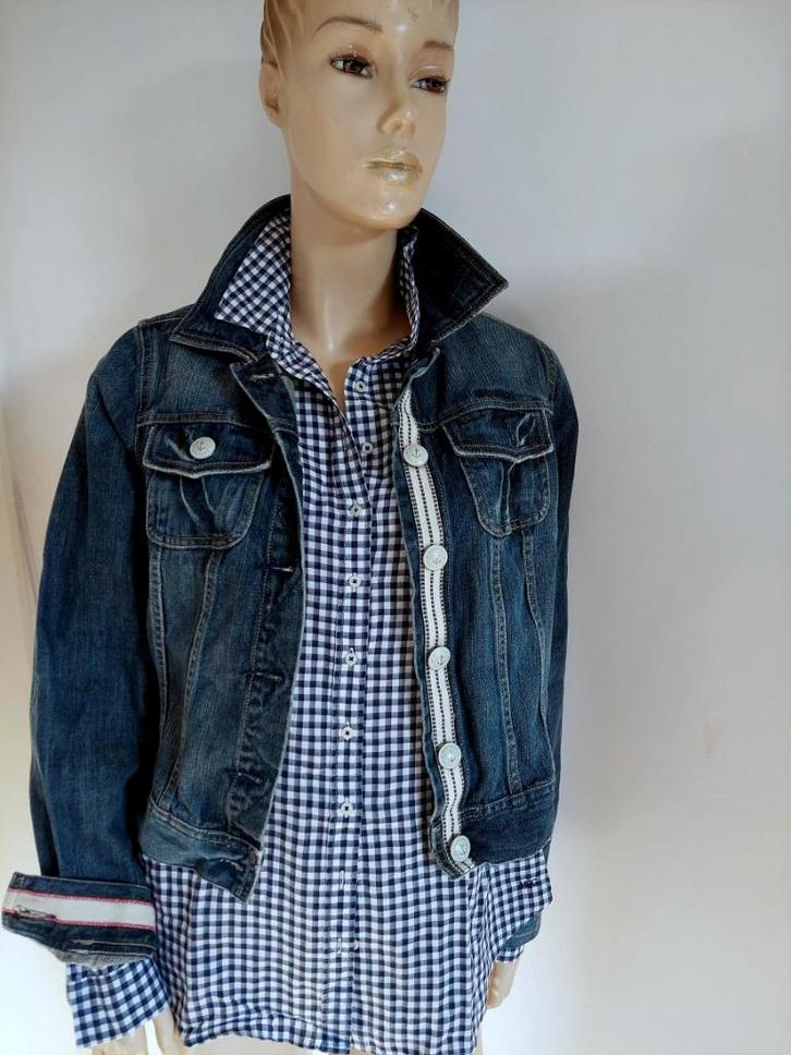 Gaastra spijker jasje in maat S, Kleding | Dames, Jasjes, Kostuums en Pakken, Gedragen, Jasje, Maat 36 (S), Blauw, Verzenden