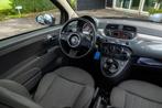Fiat 500 1.0 TwinAir Lounge Panoramadak I Airco I LM Velgen, Euro 5, Stof, Gebruikt, Zwart