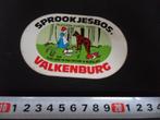 sticker strip roodkapje wolf - sprookjesbos valkenburg, Ophalen, Zo goed als nieuw