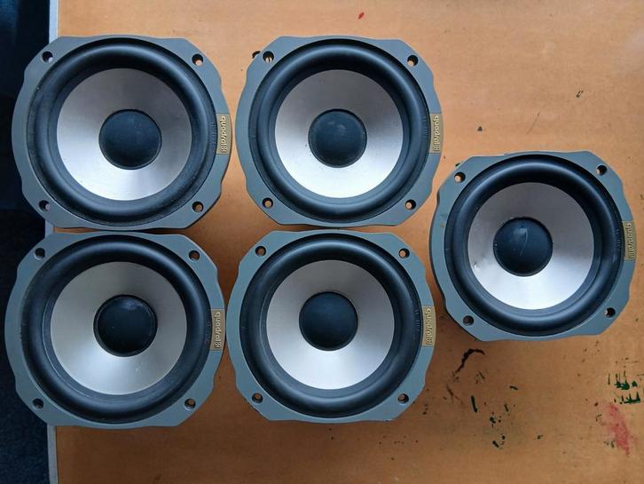 Quadral Ascent drivers en tweeters, Audio, Tv en Foto, Luidsprekers, Gebruikt, Front, Rear of Stereo speakers, 120 watt of meer