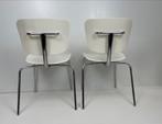 2 x Segis Slide Chair wit Matteo Thun Antonio Rodriguez, Huis en Inrichting, Stoelen, Metaal, Twee, Design, Wit