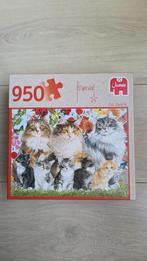 Jumbo Francien’s Poezen puzzel 950 stukjes, Hobby en Vrije tijd, Denksport en Puzzels, Ophalen, 500 t/m 1500 stukjes, Zo goed als nieuw