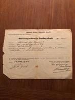 22 Augustus 1945 Koert de Groot in Havelte krijgt een, Verzamelen, Militaria | Tweede Wereldoorlog, Verzenden, Nederland, Boek of Tijdschrift