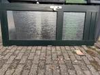 Houten Voordeur met Dubbel Glas - 204x87,5x4 cm, Gebruikt, 80 tot 100 cm, Ophalen of Verzenden, Buitendeur