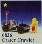 Lego Space Classic Space 6826 Crater Crawler, Ophalen of Verzenden, Gebruikt, Complete set, Lego