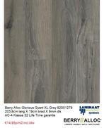 Laminaat Long Plank Glorious XL Gyant Grey 9mm dik €14,95m2, 75 m² of meer, Nieuw, Ophalen of Verzenden, Grijs
