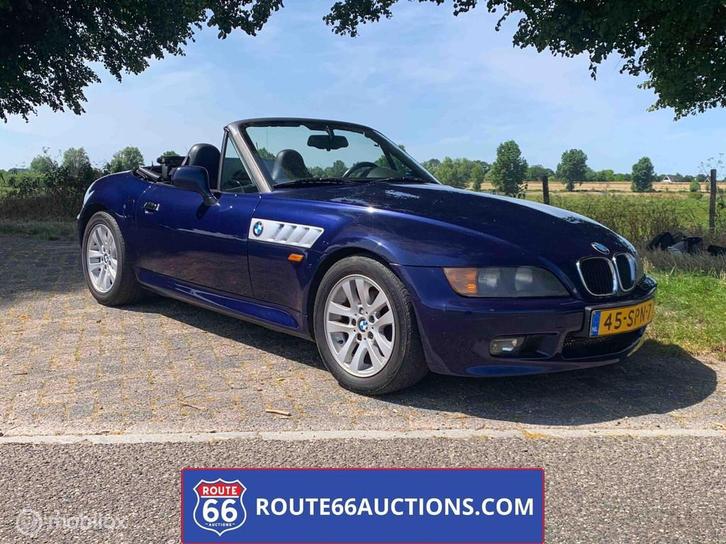 BMW Z3 Cabriolet | 1996 | Route 66 Auctions, Auto's, Oldtimers, Bedrijf, Te koop, BMW, Benzine, Overige carrosserieën, Handgeschakeld