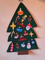 Kerstboom vilt met decoraties die je eindeloos kunt plakken, Diversen, Kerst, Ophalen of Verzenden, Zo goed als nieuw