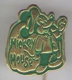 Mickey Mouse groen op koper stripfiguur speldje ( S_116 ), Verzenden, Nieuw, Figuurtje, Speldje of Pin