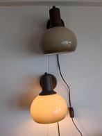 Vintage Herda wandlampen, Herda, Kunststof, Gebruikt, Ophalen of Verzenden