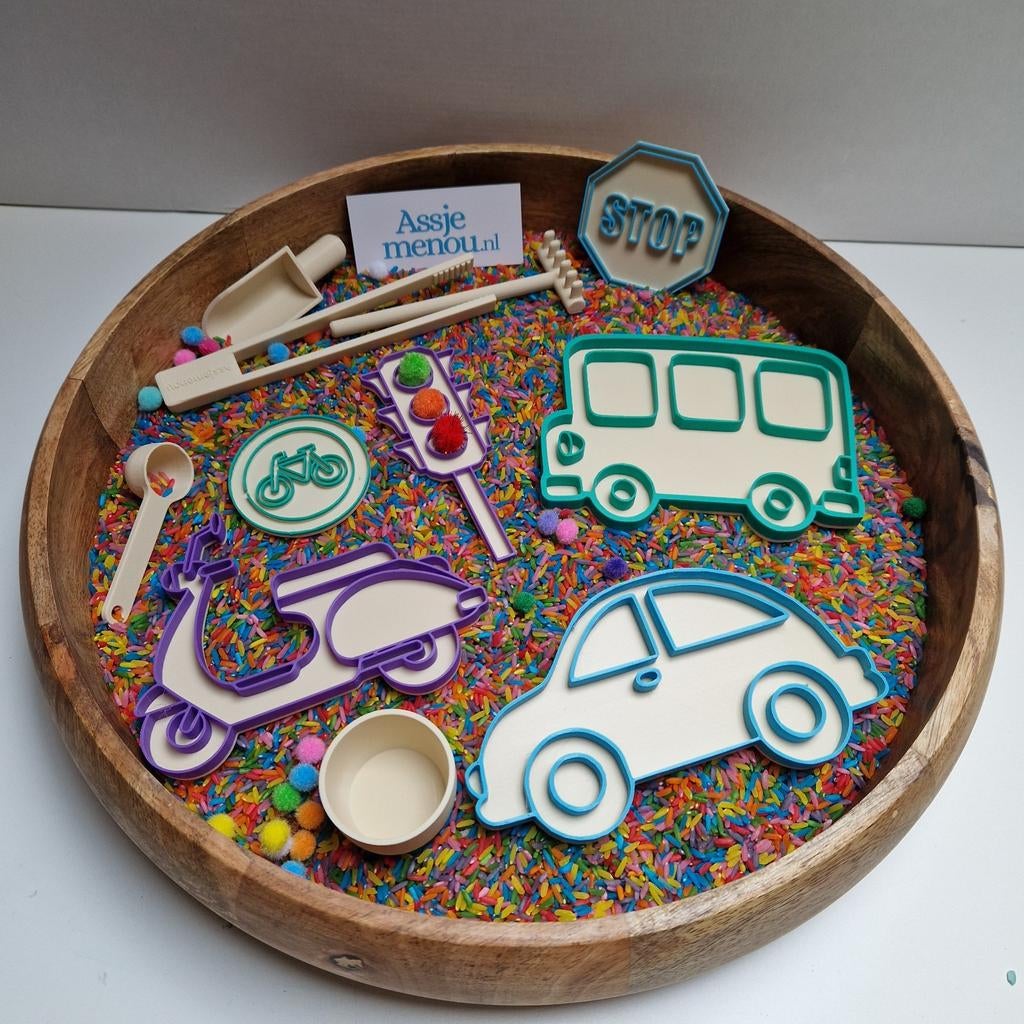 Speelbakvulling compleet XL Verkeer, Ophalen of Verzenden, Ontdekken