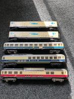 5 wagons H0 - Lima, Hobby en Vrije tijd, Modeltreinen | H0, Gebruikt, Gelijkstroom, Wagon, Ophalen of Verzenden