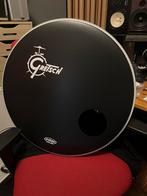 Evans Black Onyx 24” Bass Drum Bassdrum vel Gretsch logo, Ophalen of Verzenden, Zo goed als nieuw, Drums of Percussie