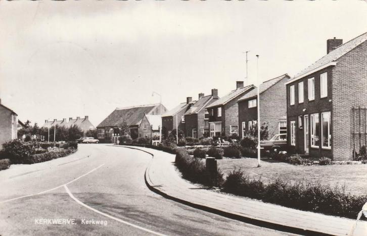 KERKWERVE Kerkweg, Verzamelen, Ansichtkaarten | Nederland, Gelopen, Zeeland, 1960 tot 1980, Verzenden