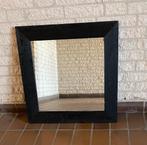 Houten spiegel hout IKEA zwart zwarte., Huis en Inrichting, Woonaccessoires | Spiegels, Ophalen, Minder dan 50 cm, Gebruikt, Vierkant
