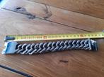 Chirurgische staal schakelarmband, Sieraden, Tassen en Uiterlijk, Armbanden, Ophalen of Verzenden, Zo goed als nieuw, Zilver, Staal