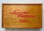 Houten doos Stempeldoos Leren door Geschiedenis Vintage, Ophalen of Verzenden