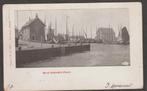 texel haven oudeschild  met schepen en molen, Verzenden, Voor 1920, Gelopen, Waddeneilanden