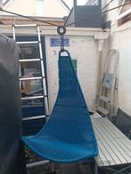 Blauwe Wicker Hangstoel met Ophangsysteem, Ophalen
