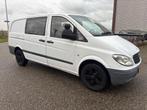 Mercedes-Benz Vito 109CDI L2H1 Dubbelcabine Airco Trekhaak, Auto's, Achterwielaandrijving, Gebruikt, Wit, Bedrijf