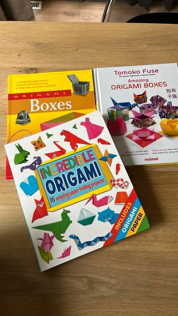 3 Origami boeken beschikbaar voor biedingen