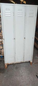 Supergave Vintage lockerkast - 93x180x50 cm, Gebruikt, Vintage, Metaal, 150 tot 200 cm