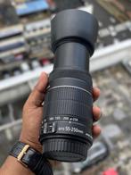 Canon EF-S 55-250mm/F4-5.6 IS II + UV filter + zonnekap, Ophalen, Telelens, Zoom