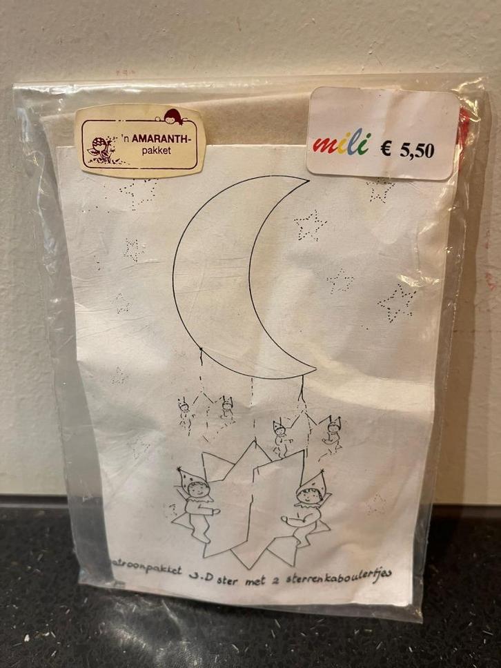 Zelfmaakpakket 3D ster met twee sterrenkaboutertjes, Hobby en Vrije tijd, Knutselen, Nieuw, Materiaal, Verzenden