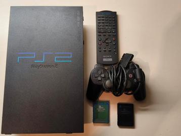 PlayStation 2 phat (PS2) met controller en geheugenkaarten beschikbaar voor biedingen