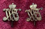 Emblemen Johan Willem Friso militaire leger JWF Infanterie, Ophalen of Verzenden, Landmacht, Nederland, Embleem of Badge