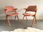 Vintage Triva stoelen design Bengt Ruda voor Nordiska K., Ophalen, Hout, Scandinavisch design, Twee