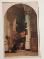 Johannes Bosboom Prent 19e eeuw Kerkinterieur, Verzenden