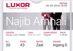 2 of 4 Tickets Najib Amhali 26 april Nieuwe Luxor, Tickets en Kaartjes, Theater | Cabaret en Komedie, April, Twee personen