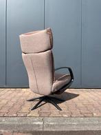 Nette bruine draaibare relax fauteuil / relax stoel, Huis en Inrichting, Fauteuils, Ophalen, Gebruikt, Minder dan 75 cm, Nvt