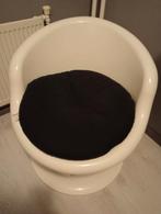 Ikea stoel popptorp, Ophalen, Kunststof, Wit, Zo goed als nieuw